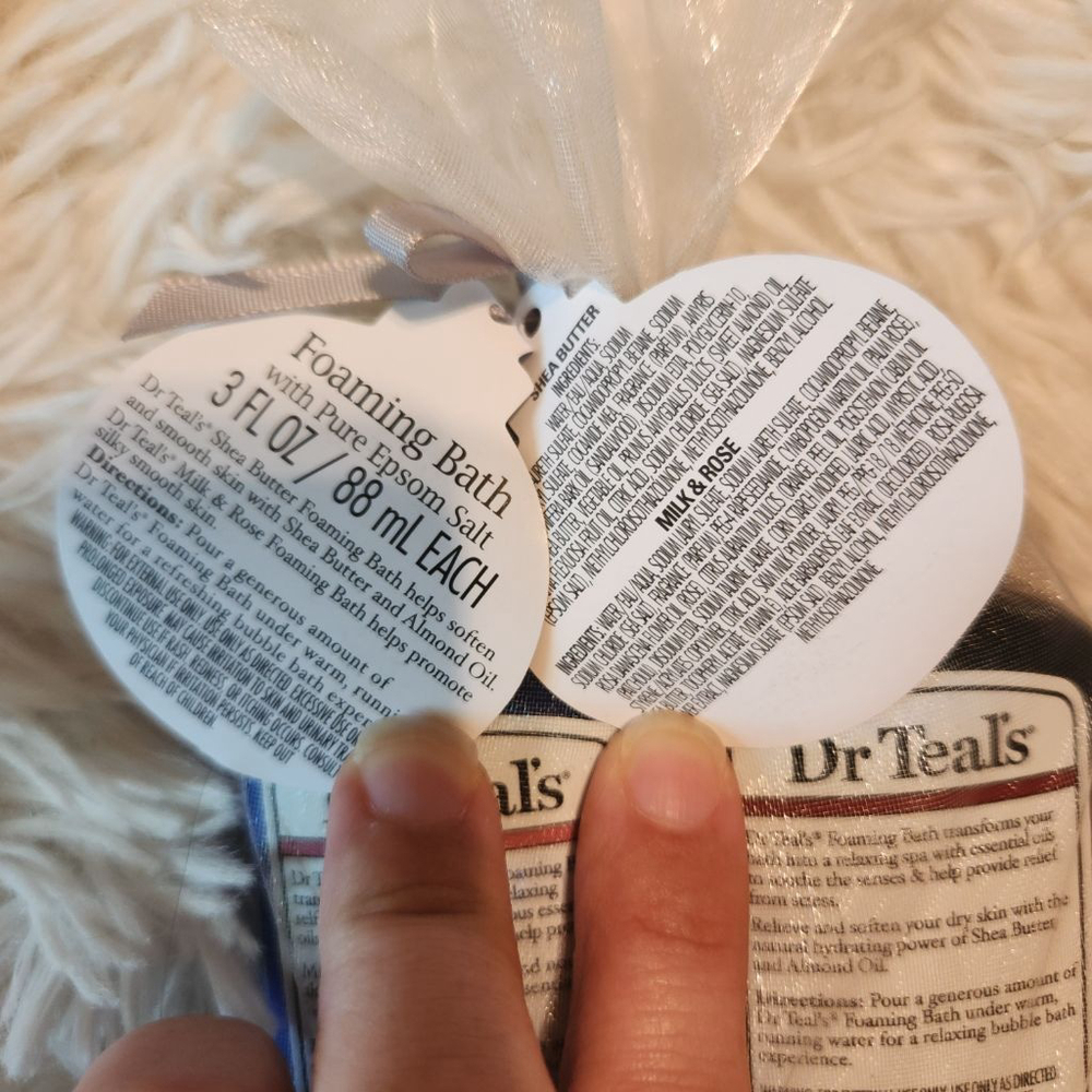 Dr Teals Lot of 4 Foaming Bath w Pure Epsom Salt & 1 Moisturizing Bath Body Oil - Picture 8 of 8